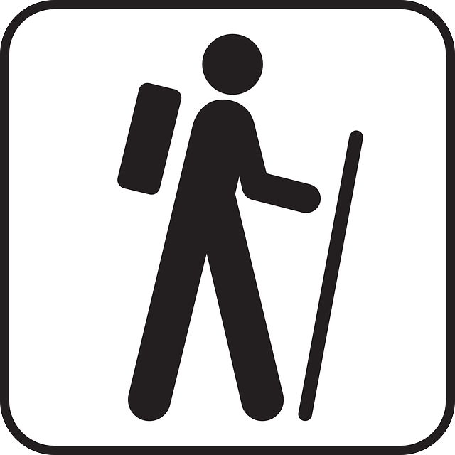 hiking icon