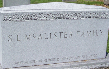 S. L. McAlister Family